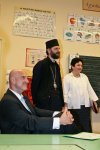 Izrael állam nagykövetének látogatása a Püspöki Hivatalban és a Huszár telepi iskolában