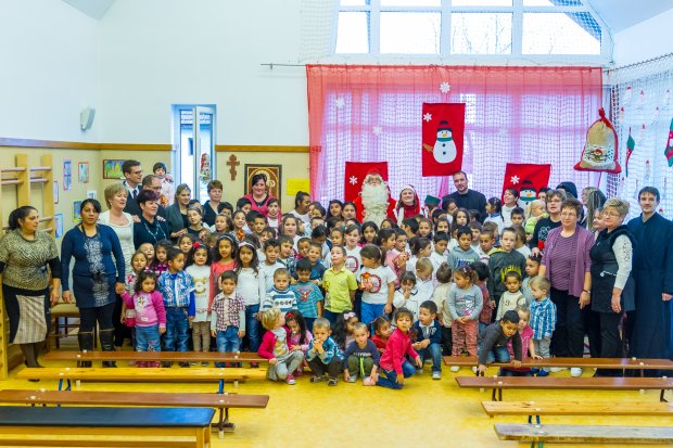 Közel ötszáz görögkatolikus gyermekkel találkozott a finn Mikulás