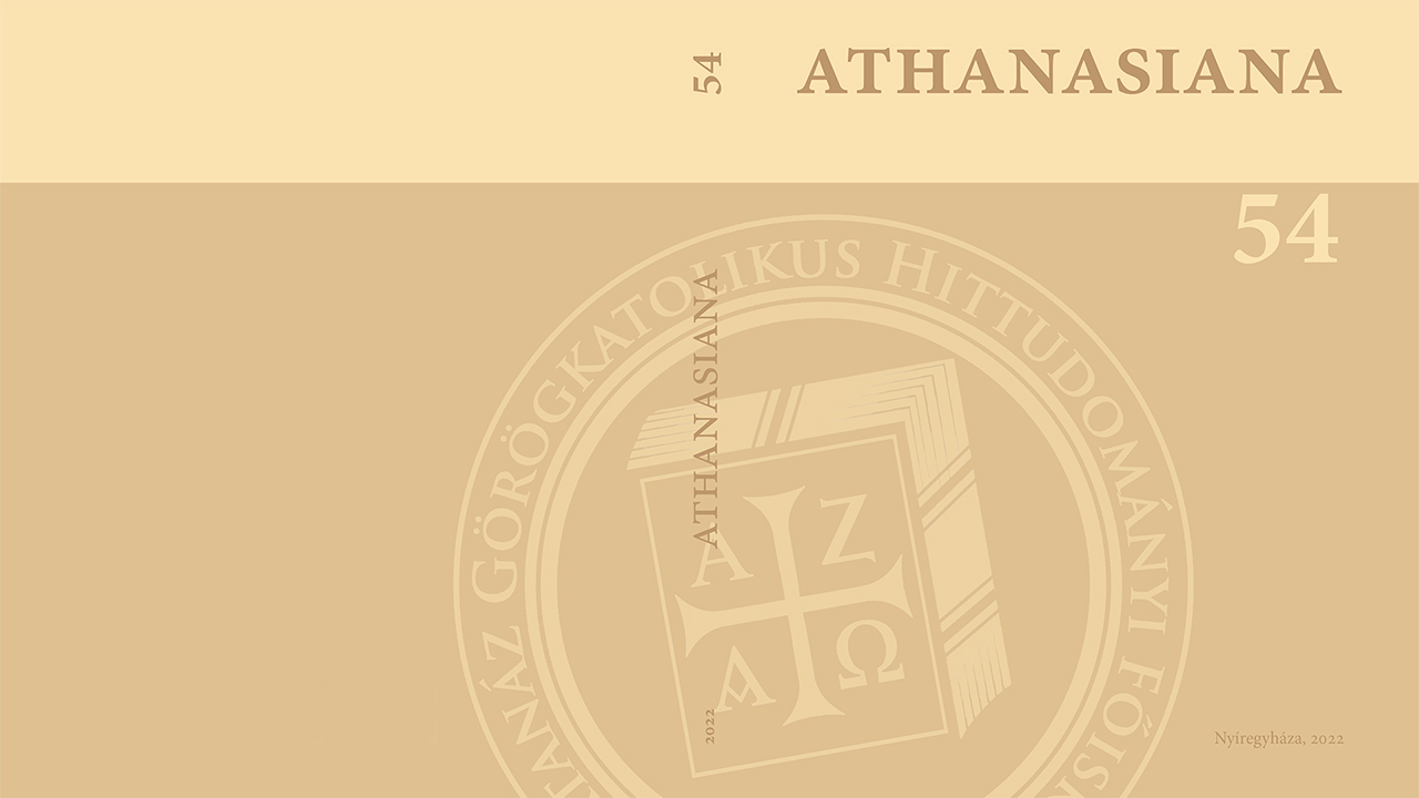 Megjelent az Athanasiana 54