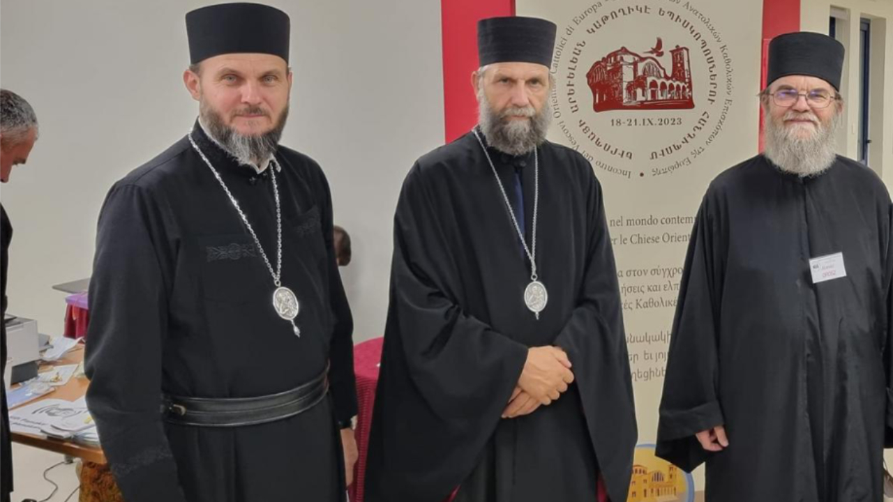 A család állt az európai keleti katolikus püspökök athéni találkozójának középpontjában