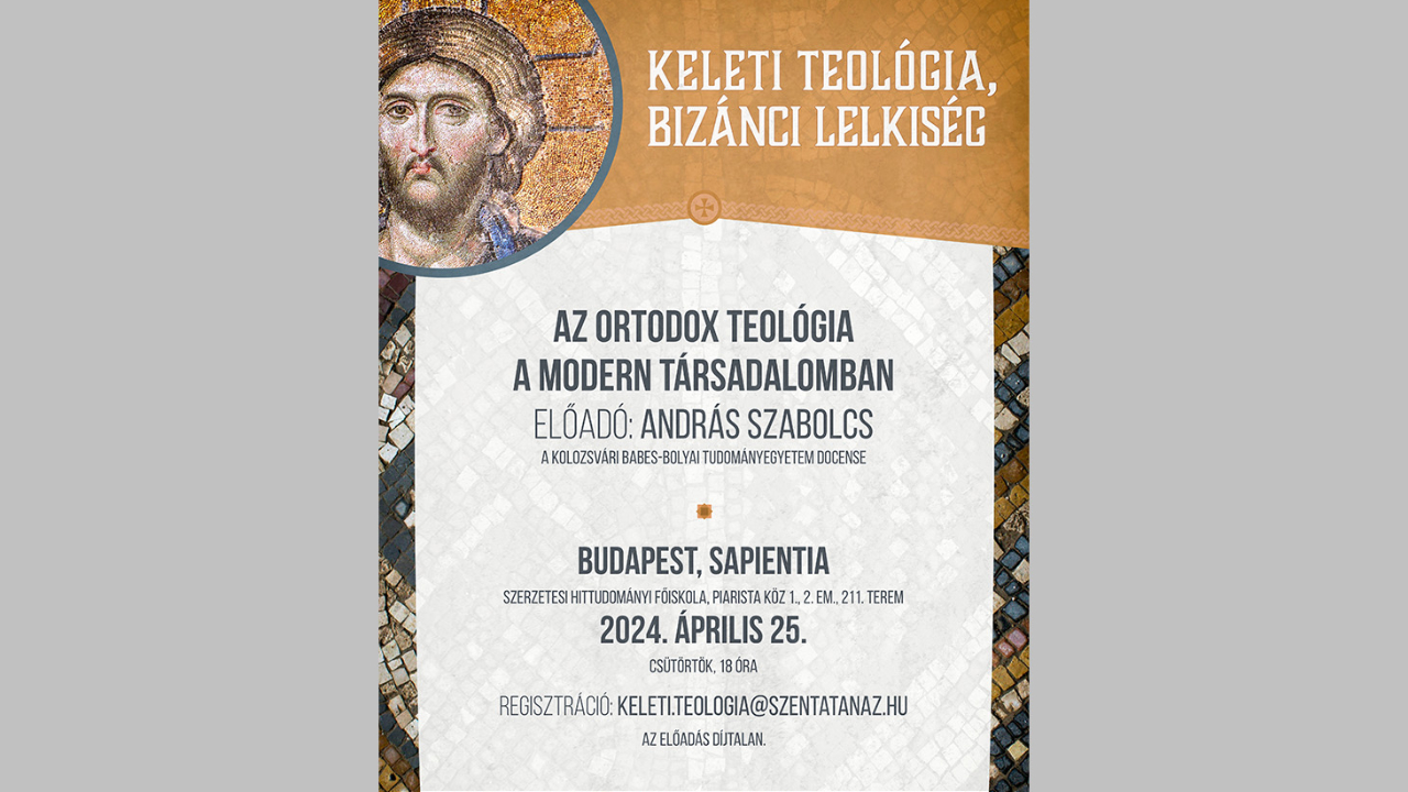 Az ortodox teológia a modern társadalomban című előadással folytatódik a sorozat
