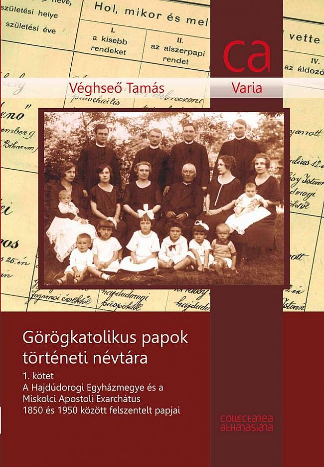 Könyvajánló: Megjelent a Görögkatolikus papok történeti névtára