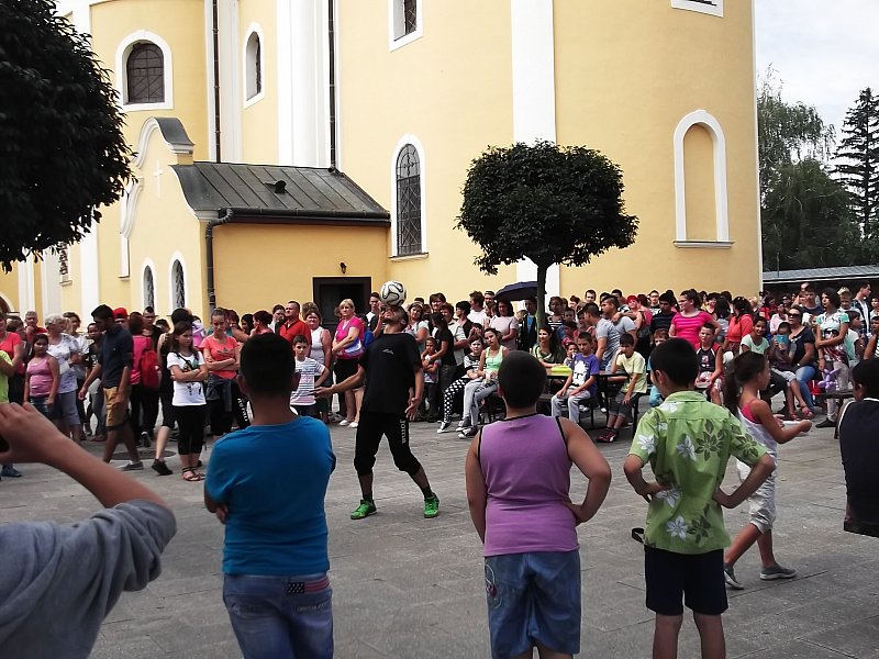 Nyárbúcsúztató Máriapócson a görögkatolikus szeretetszolgálat gyermekei számára