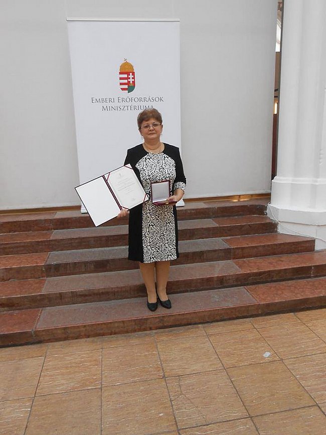Szociális Munkáért díjban részesült Kovács Istvánné, a Szent Lukács Görögkatolikus Gyermekvédelmi Központ munkatársa