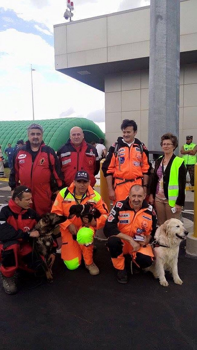 Megérkezett a LEGOTT görögkatolikus mentőcsoport gépe
