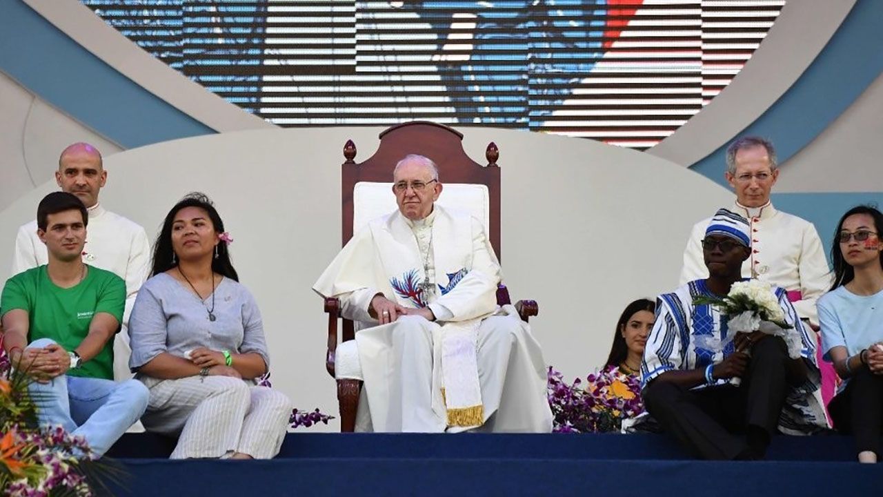 Ferenc pápa a nyitóünnepségen Panamában: A találkozás kultúrájának tanítóivá váltatok!