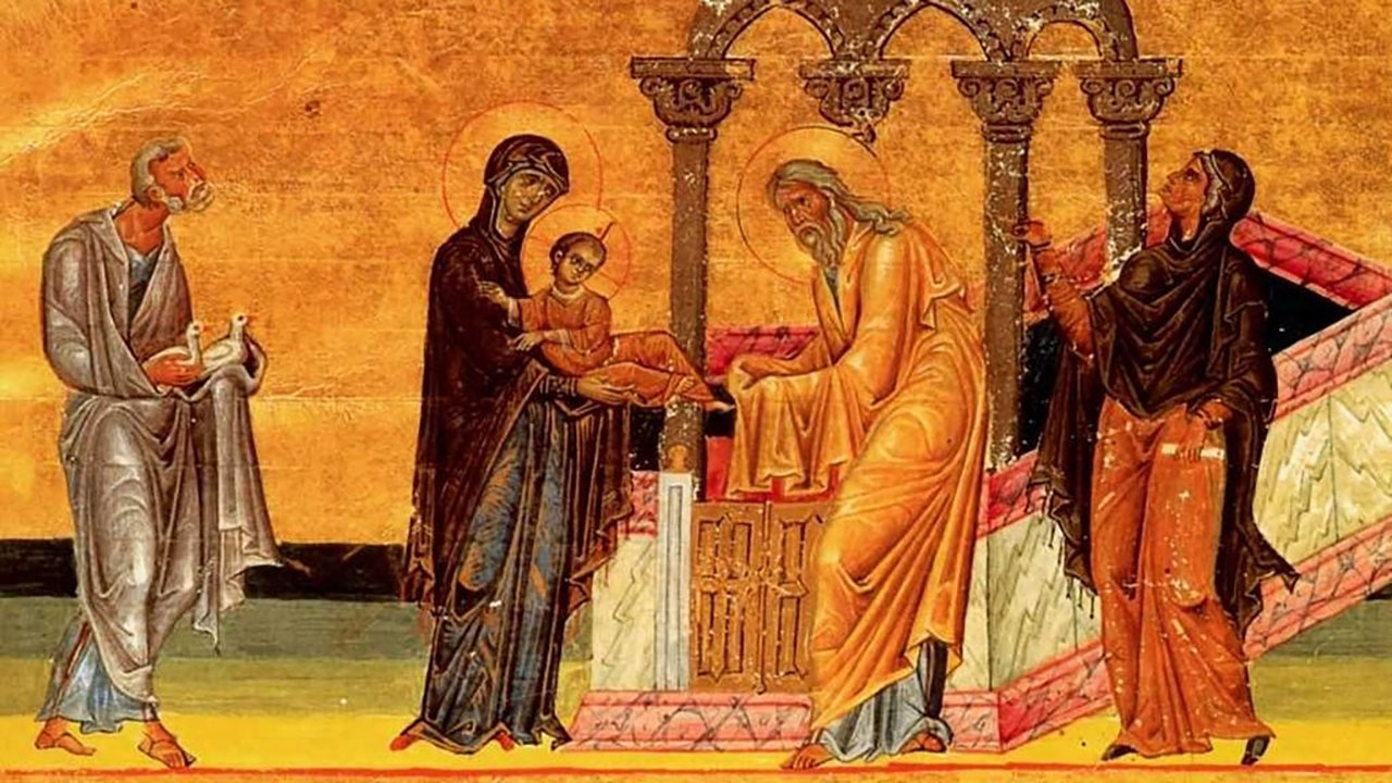Az Úr találkozása Simeonnal  – Gyertyaszentelő Boldogasszony
