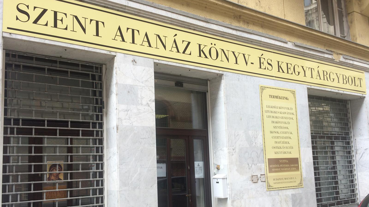 Megnyitott Budapest egyetlen görögkatolikus kegytárgyboltja
