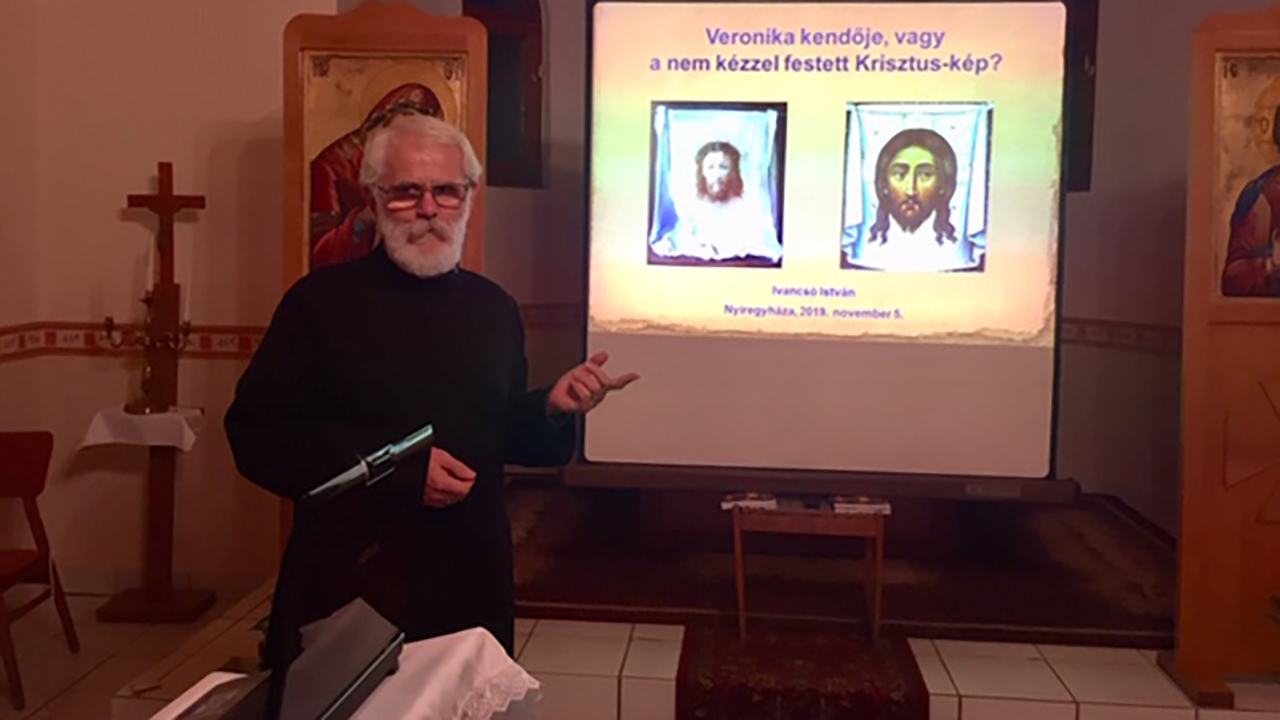 Veronika kendője, vagy a nem kézzel festett Krisztus-kép? – előadást tartottak Rókahegyen
