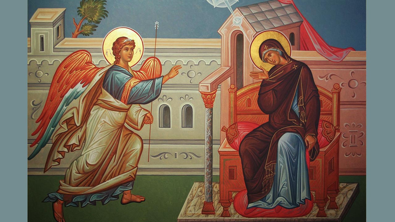 A legszentebb Istenszülő és mindenkorszűz Mária örömhírvétele