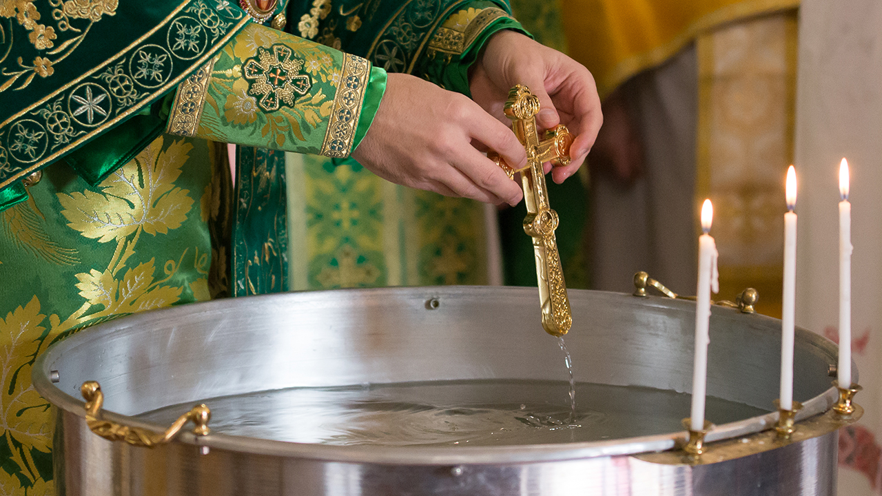 Szertartásrend vízkereszt ünnepén a Szent Miklós-székesegyházban
