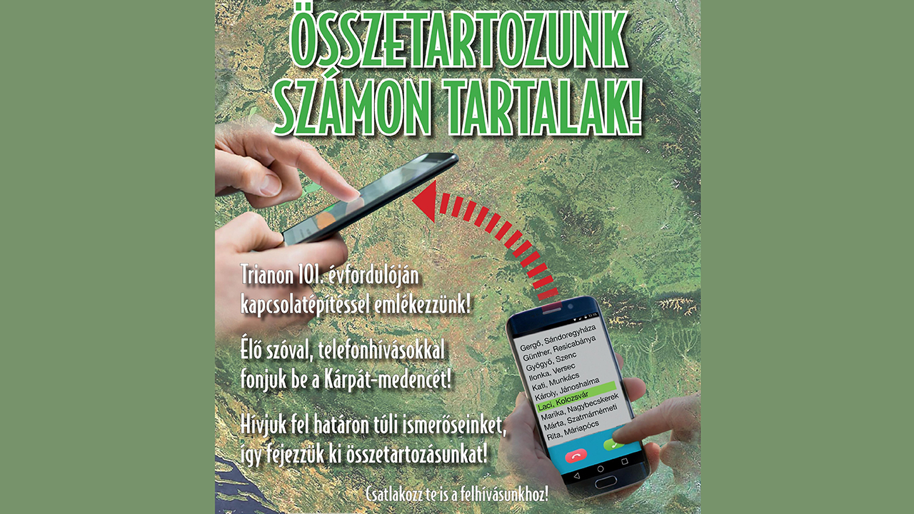 "...míg magyar szóra magyar szó felel!" – határon túli magyarok felhívására buzdít a Háló és a Charta XXI. Egyesület