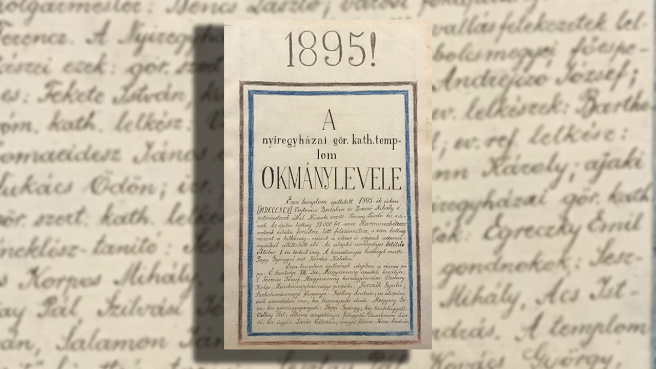 Leljék örömüket a hívek e templomban mindenkor – a Szent Miklós-székesegyház története korhű levéltári dokumentumok tükrében V.