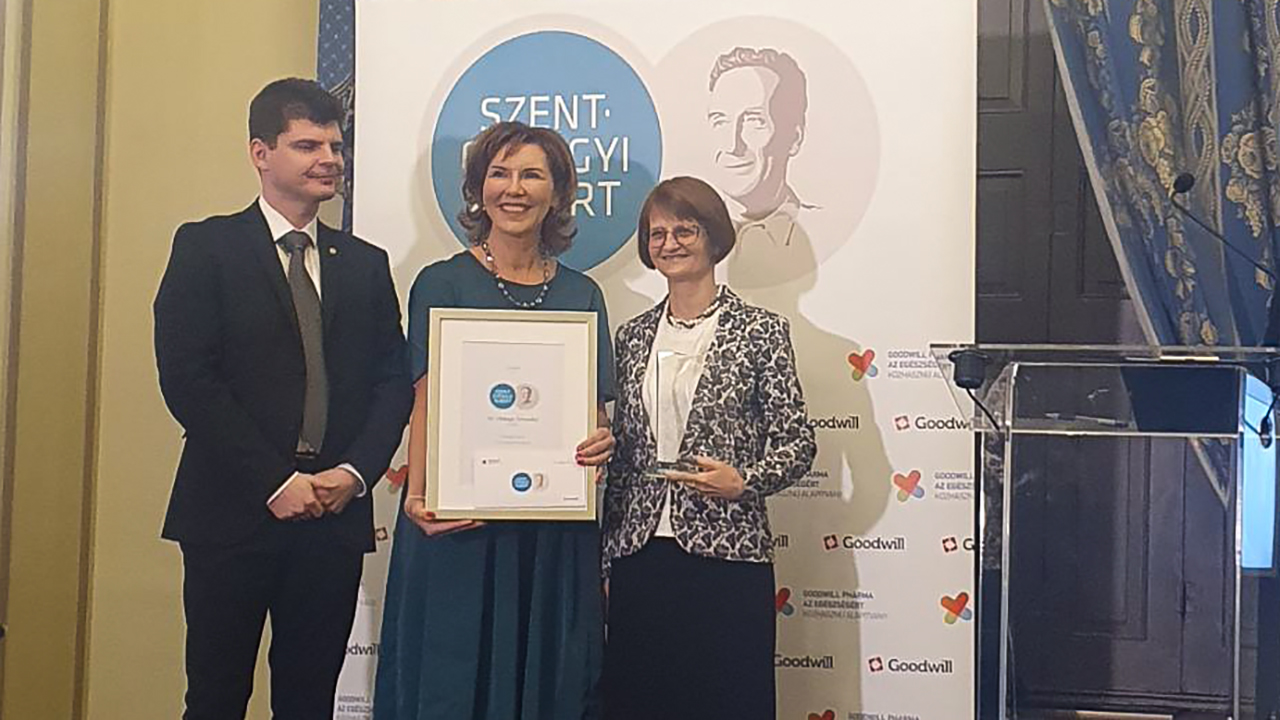 Közönségdíj – Szent-Györgyi Albert díjat kapott dr. Obbágy Veronika