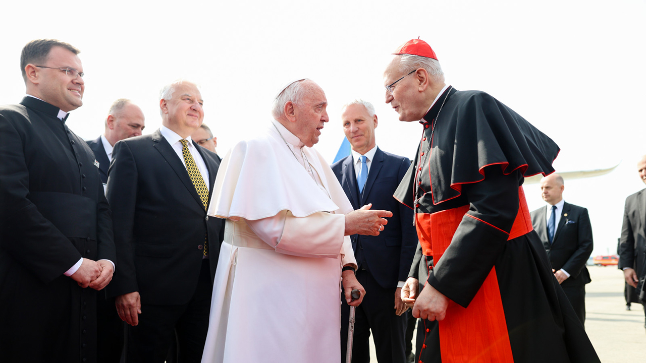 „Hálás vagyok a fogadtatásért” – Ferenc pápa köszönőlevelet küldött Erdő Péter bíborosnak kép