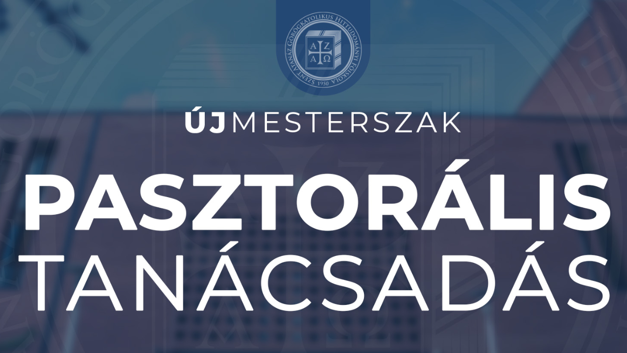 Pasztorális tanácsadás - Új mesterszak