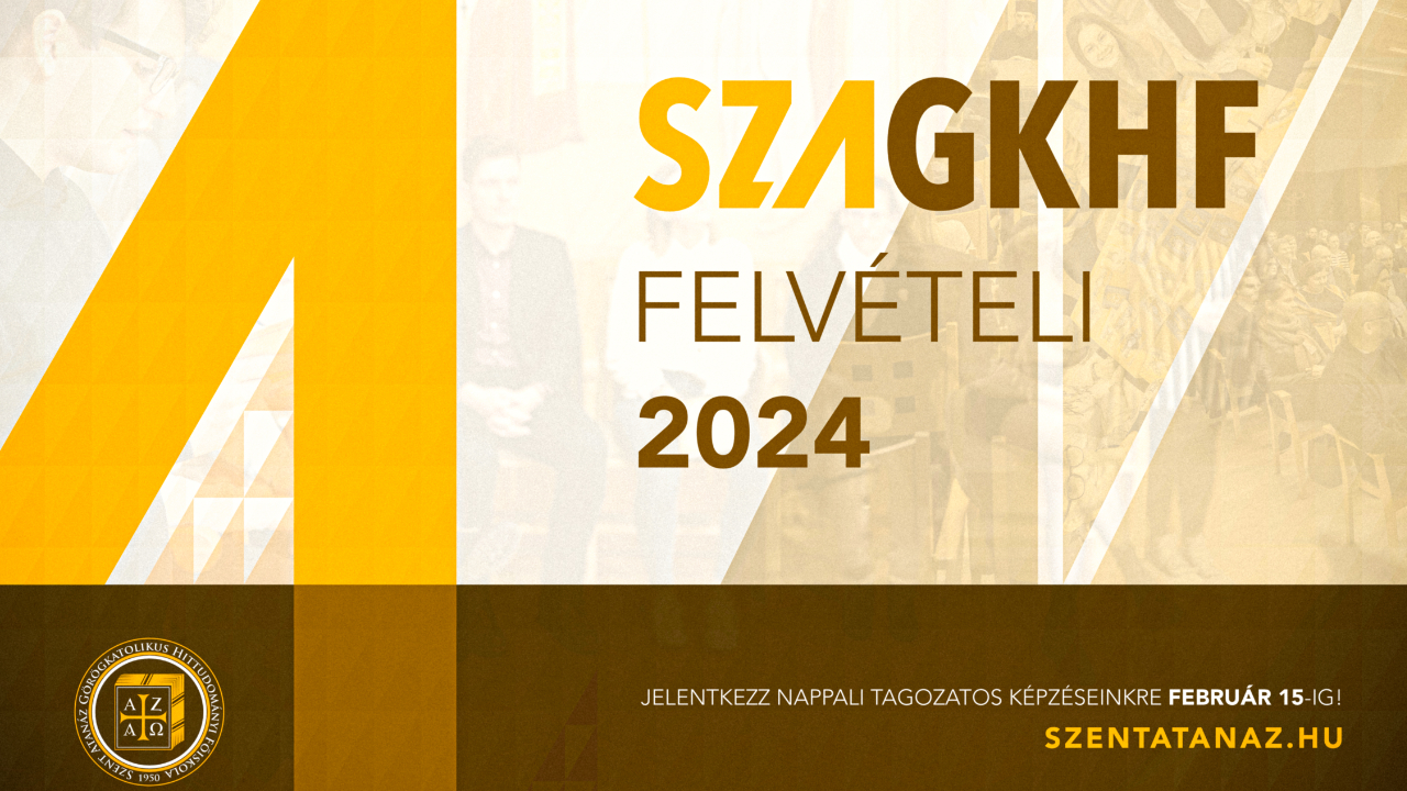A Szent Atanáz Görögkatolikus Hittudományi Főiskola képzési kínálata a 2024/2025. tanévre