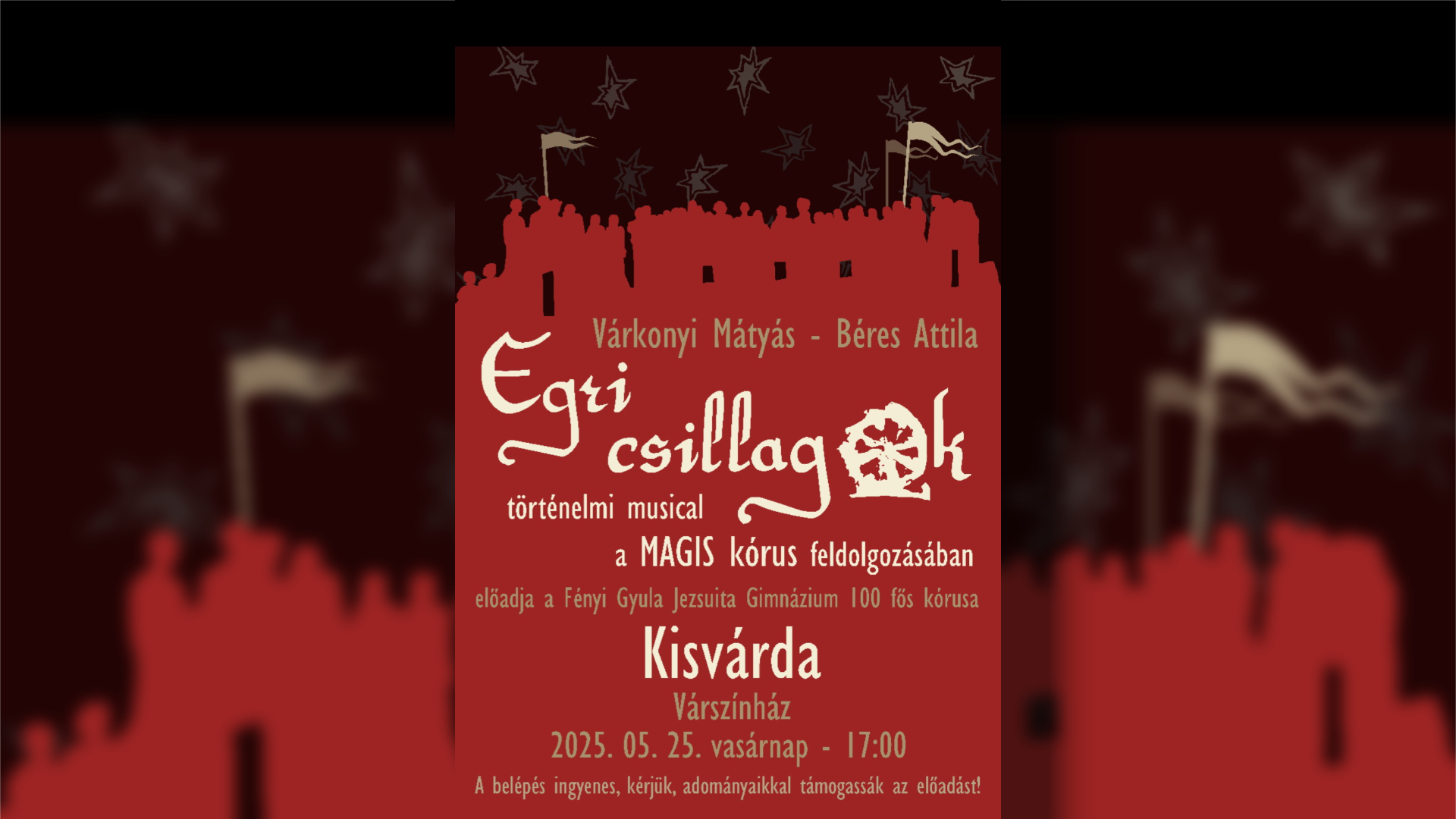 Egri csillagok musical a kisvárdai Várszínházban