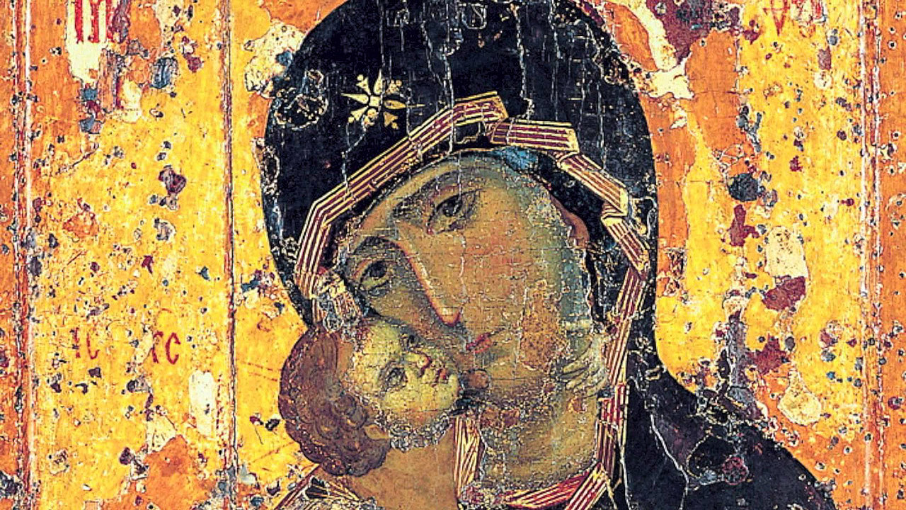 Mária-ikonok a Gellért-hegy mélyén