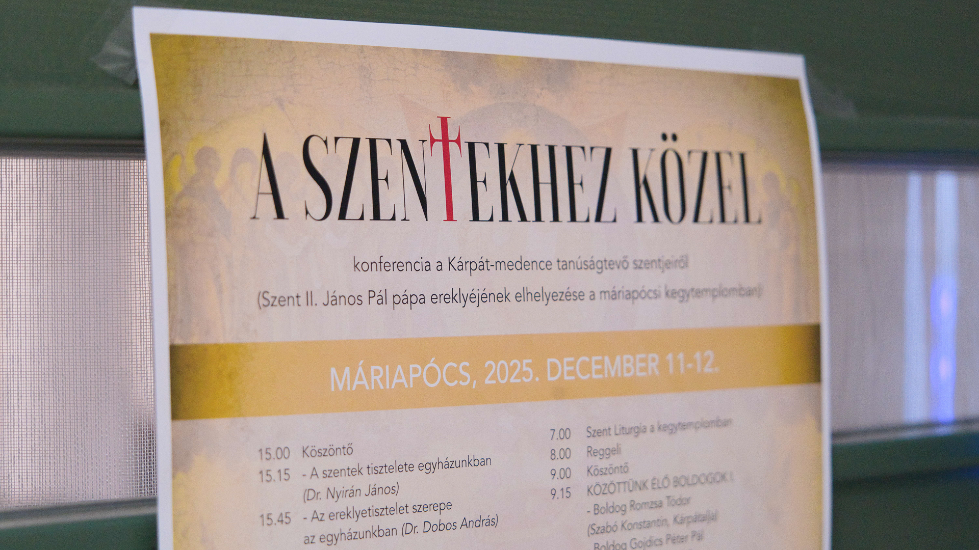 A vértanúk százada és vértanúságban kiteljesedett életek – a Kárpát-medence szentjeire emlékeztek Máriapócson