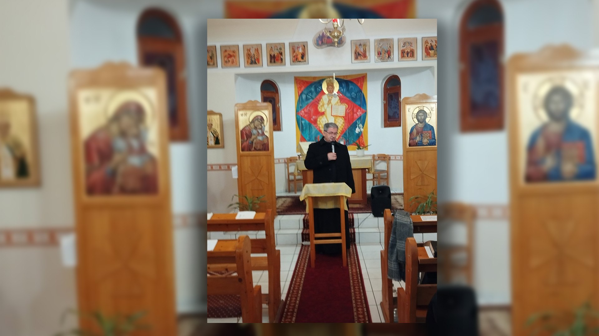 Kruppa Tamás atya előadása a rókahegyi görög estéken
