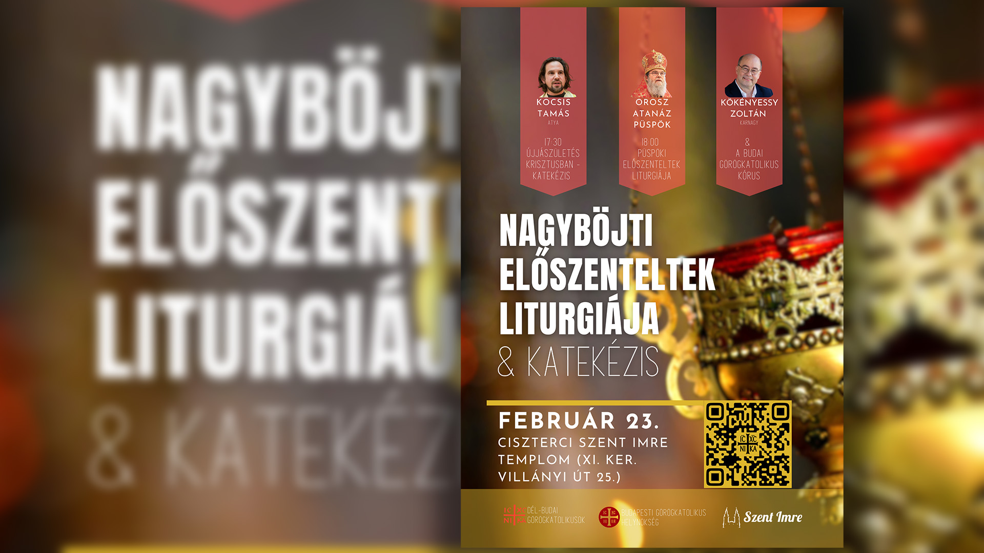 Püspöki Előszenteltek Liturgiája és katekézis a budai Ciszterci Szent Imre-templomban