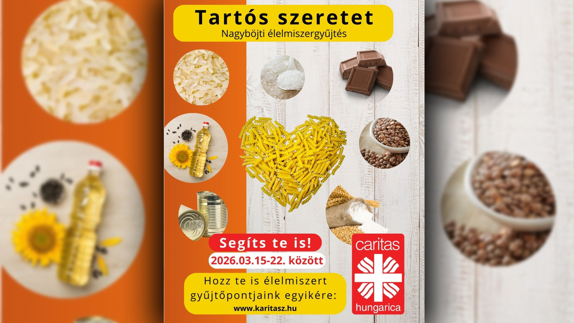 Nagyböjti tartósélelmiszer-gyűjtés