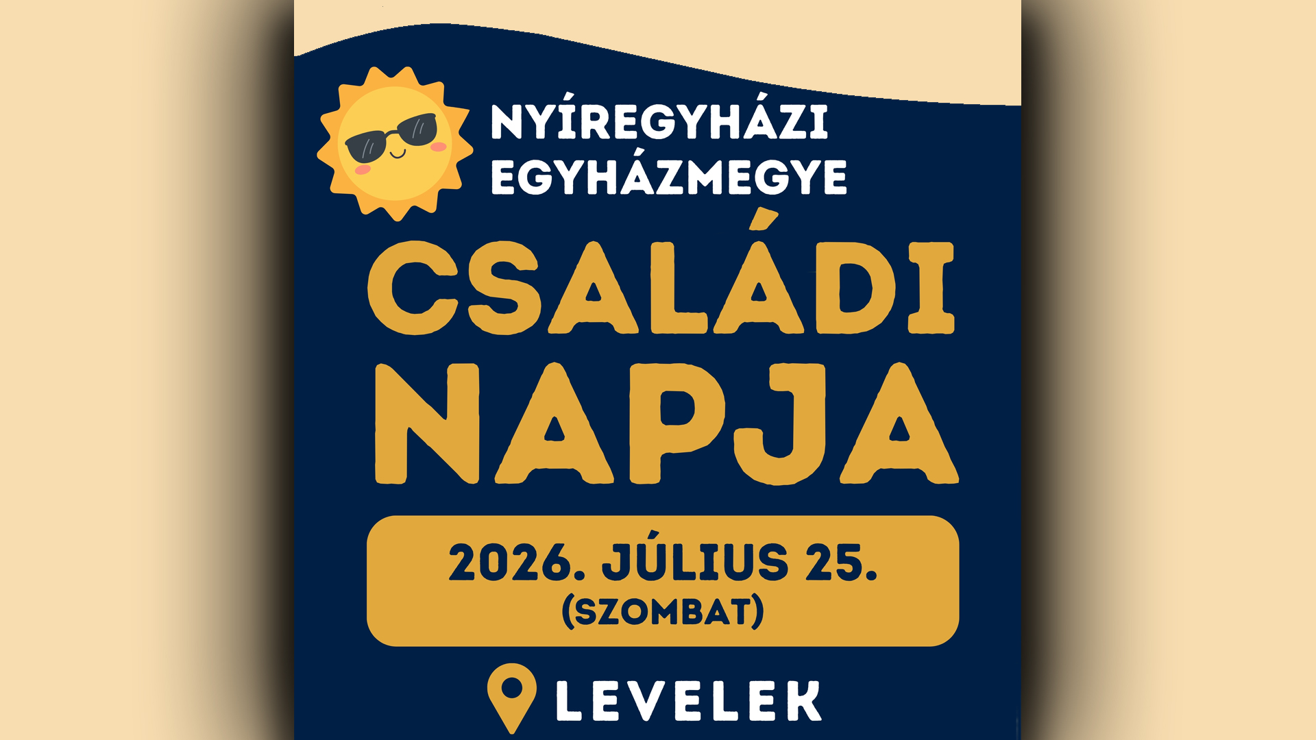 Gyere és lásd! (Jn1, 46) – Idén is közös lelki és családi napra hív Levelek