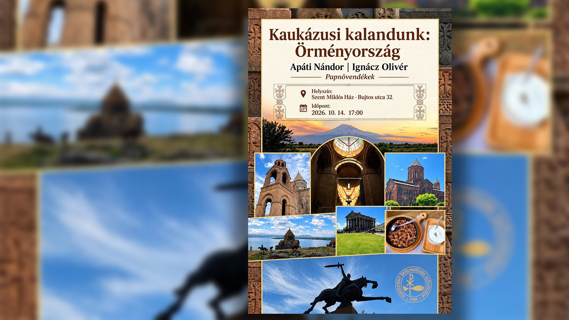 Kaukázusi kalandunk: Örményország – Élménybeszámoló a Szent Miklós Házban