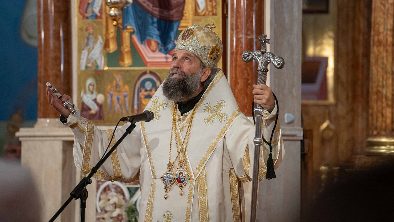 Fülöp metropolita szentbeszéde a Szent Miklós-székesegyház megáldásán
